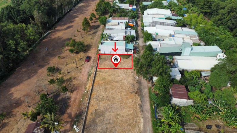 Bán đất thổ cư 108m2 đường N5, Thới Hòa, Bến Cát, Bình Dương, giá 990 triệu, sổ đỏ chính chủ. LH: