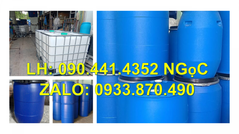Thùng phi sắt 220 lít đựng nhiên liệu, vỏ thùng phuy sắt 220 lít đựng hóa chất dễ cháy
