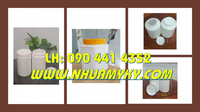 Công ty PP hủ nhựa 1 ký, hủ nhựa 500g nắp garenti, hủ nhựa 250gr nắp vặn có seal trên toàn quốc