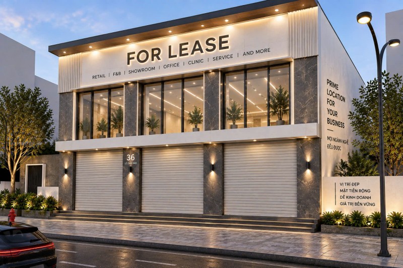 CHO THUÊ SHOWROOM/MẶT BẰNG KINH DOANH – NGANG 15M – 780M² SÀN – LÊ QUANG ĐẠO – 100 TRIỆU/THÁNG