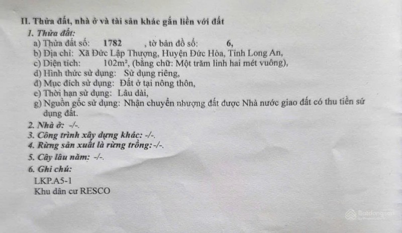 Daresco - Đất nền lô góc sổ hồng chính chủ
