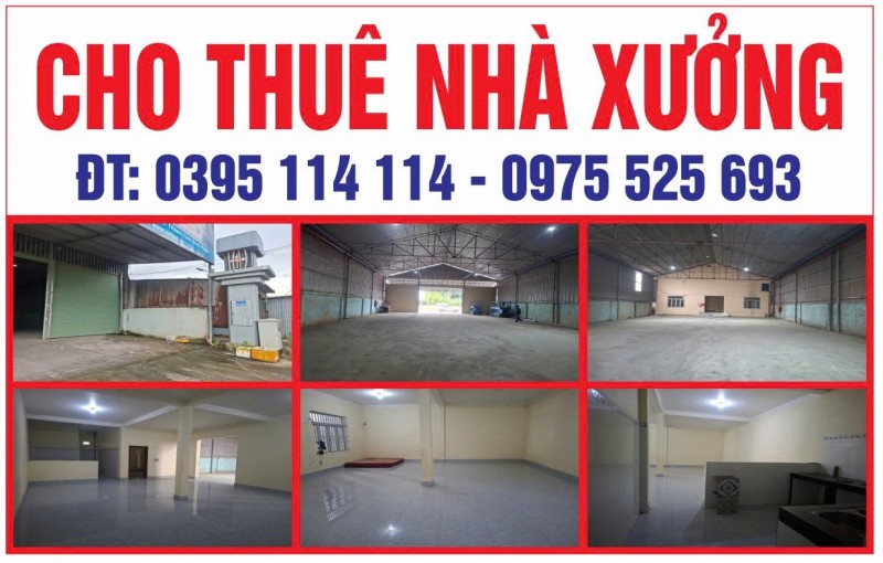 CHÍNH CHỦ CHO THUÊ NHÀ XƯỞNG MẶT TIỀN Quốc lộ 13, Xã Minh Hưng, Huyện Chơn Thành, Bình Phước