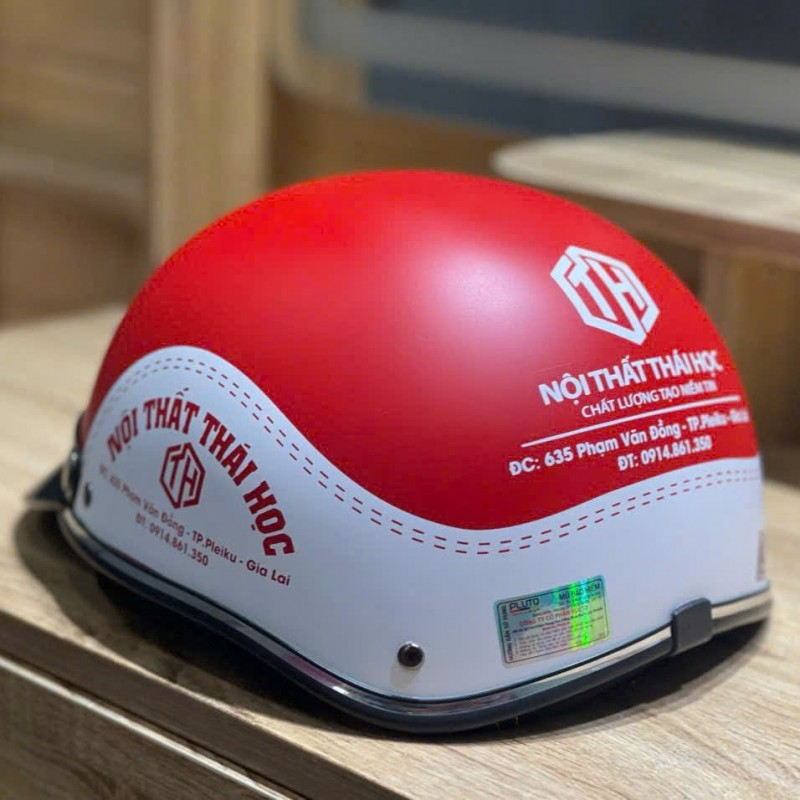 Nón Bảo Hiểm Xe Máy – Mẫu Đẹp, An Toàn, In Logo Theo Yêu Cầu