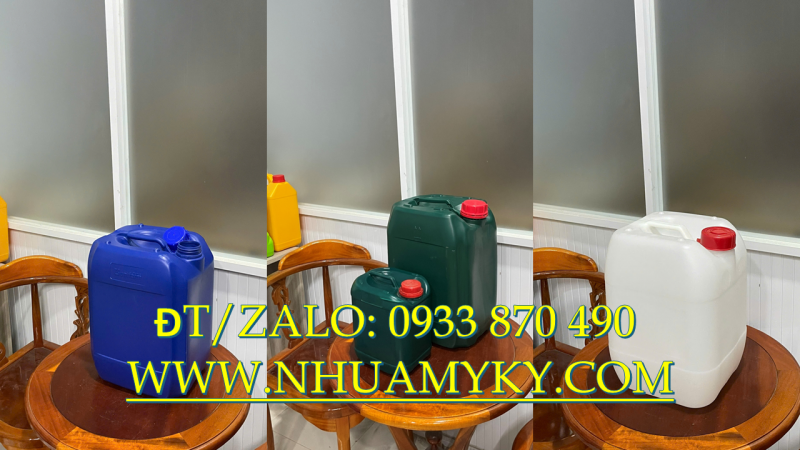 Can nhựa 10 lít đựng hóa chất tại Long Thành, can nhựa 20 lít đựng hóa chất tại Bình Phước, Bạc Liêu
