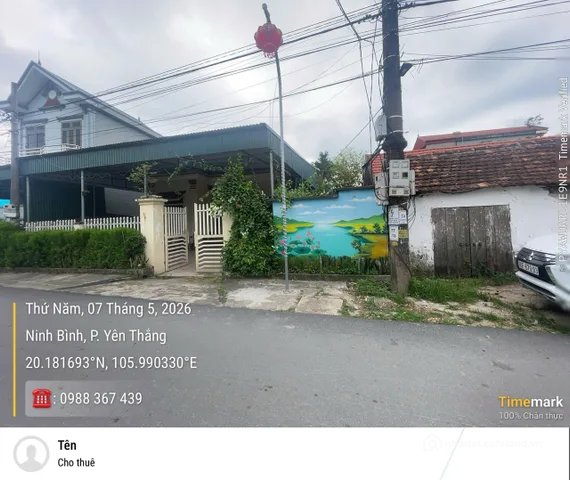 Bán đất phường Yên Thắng- Giá 4.75tỷ