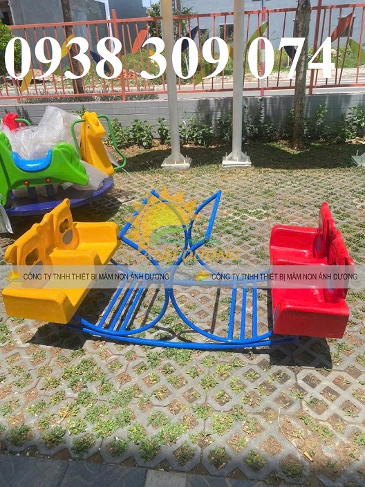 Bập bênh đôi cá heo. bập bênh cá vàng trẻ em, bập bênh ghế gấu, bập bênh thiên nga nhà trẻ