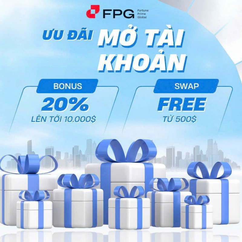 Mở tài khoản Giao dịch sàn FPG nhận ngay ưu đãi lớn