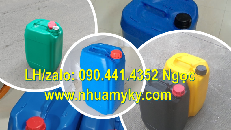 Can nhựa 10 lít đựng hóa chất tại Long Thành, can nhựa 20 lít đựng hóa chất tại Bình Phước, Bạc Liêu