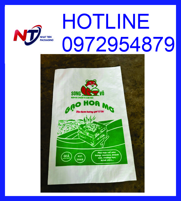 Bao PP dệt đựng gạo 5kg, 10kg giá rẻ