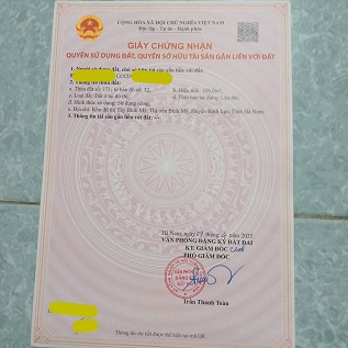 Chính chủ bán mảnh đất khu đô thị Tây Bình Mỹ – Bình Lục – Hà Nam cũ