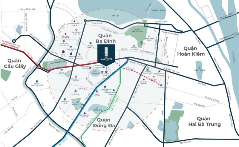 Chính chủ bán căn hộ Lancaster - Số 20 Núi Trúc, Hà Nội - View trực diện hồ - Giá thỏa thuận