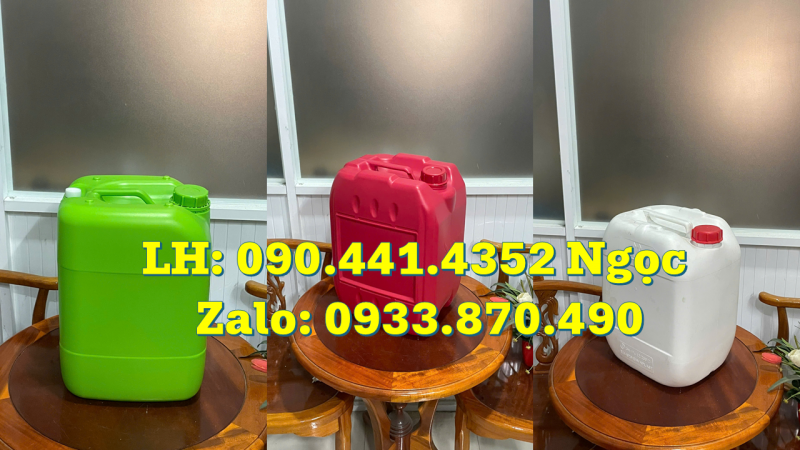 Can nhựa 25 lít đựng chất tạo màu hóa học, can nhựa 30 lít đựng hóa chất nồng độ đậm 