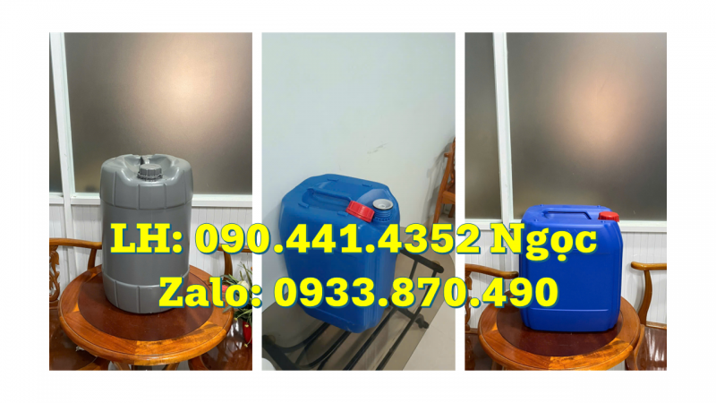Can nhựa 25 lít đựng chất tạo màu hóa học, can nhựa 30 lít đựng hóa chất nồng độ đậm 