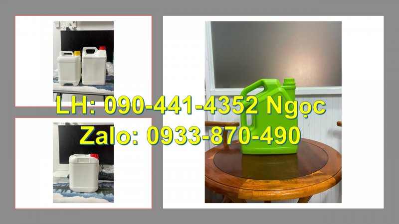 Can nhựa 2 lít HDPE nguyên sinh, can nhựa 5 lít đựng sữa bò, nước ép, trà sữa… (có chứng nhận) 