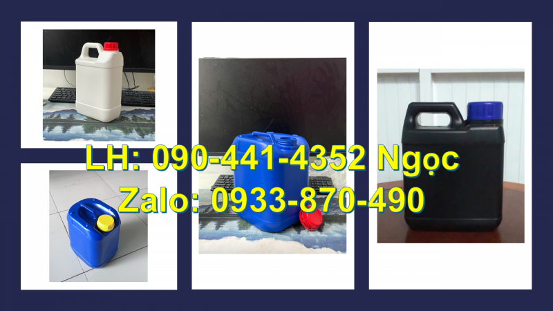 Can nhựa 2 lít HDPE nguyên sinh, can nhựa 5 lít đựng sữa bò, nước ép, trà sữa… (có chứng nhận) 