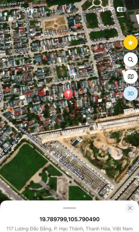 HOT HOT - CẦN BÁN NHANH QUỸ ĐẤT 2 MẶT TIỀN ĐƯỜNG LƯƠNG ĐẮC BẰNG, Phường Đông Sơn, TP. Thanh Hóa