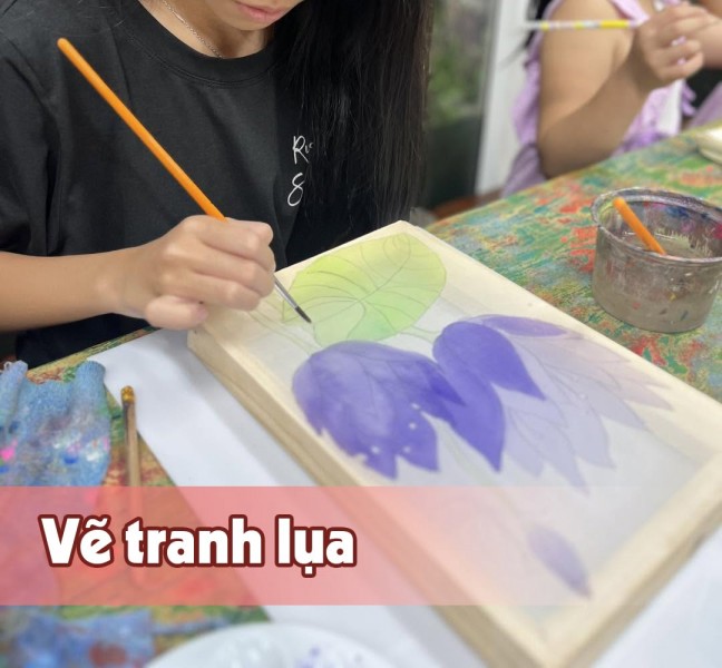 Chiêu sinh lớp học vẽ lụa tại Phước Bình – Phước Long – Thủ Đức