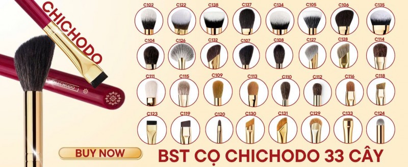 CHICHODO Việt Nam – Thương Hiệu Cọ Trang Điểm Được Đăng Ký Và Bảo Hộ Tại Việt Nam