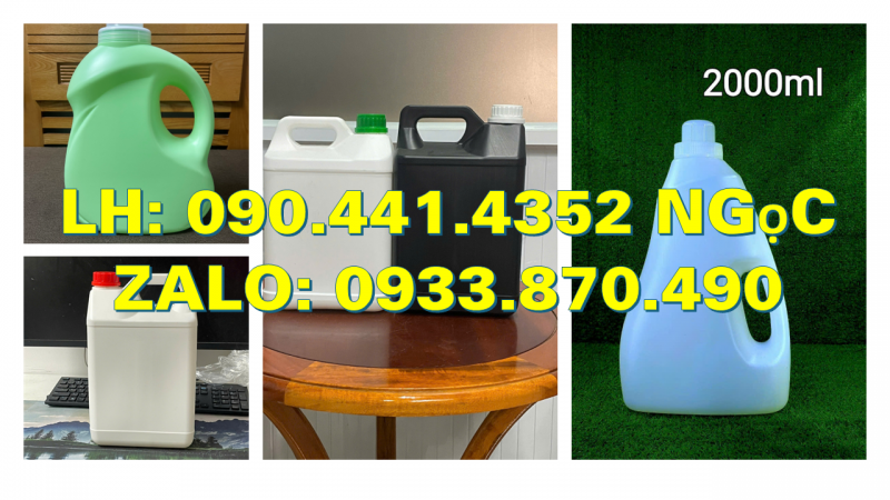 Can nhựa 1 lít tròn siêu dày, có sản xuất can nhựa 1 lít đựng hóa chất sinh khí, can 1 lít vòi nhấn 