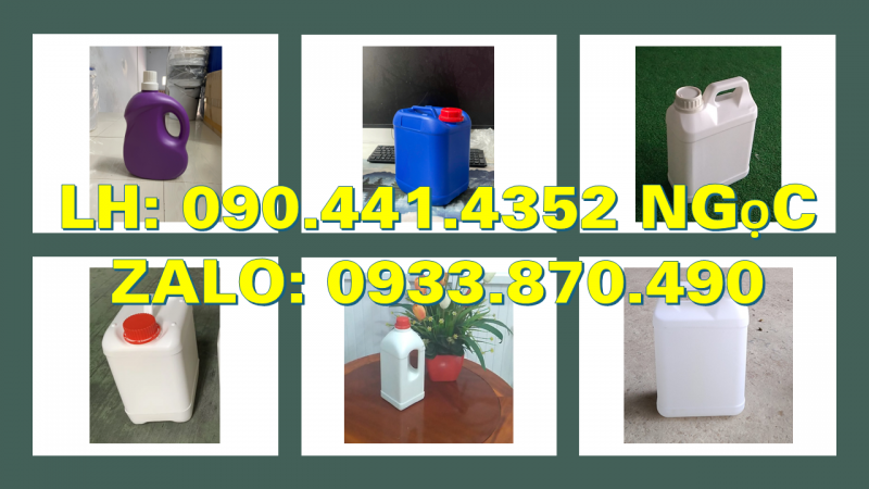 Can nhựa 1 lít tròn siêu dày, có sản xuất can nhựa 1 lít đựng hóa chất sinh khí, can 1 lít vòi nhấn 