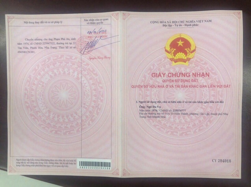 BÁN ĐẤT ĐẸP – CÁCH BIỂN 3 PHÚT ĐI BỘ –6 TẦNG, Cao Văn Bé, P.Vĩnh Phước, TP.Nha Trang, Khánh Hòa