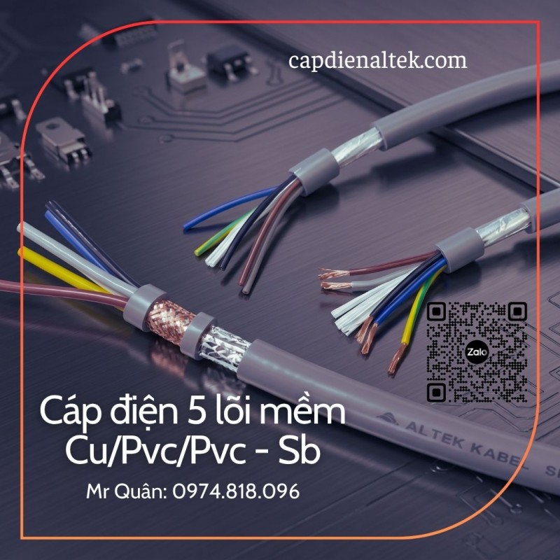 Cáp điều khiển 5 lõi Altek Kabel – Hàng sẵn kho