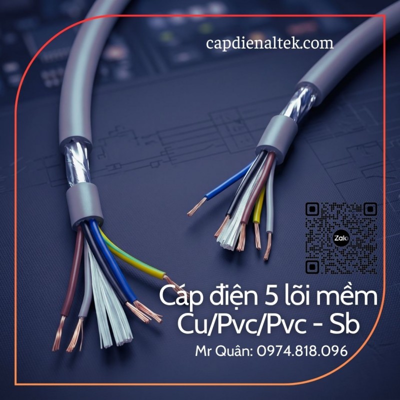 Cáp điều khiển 5 lõi Altek Kabel – Hàng sẵn kho