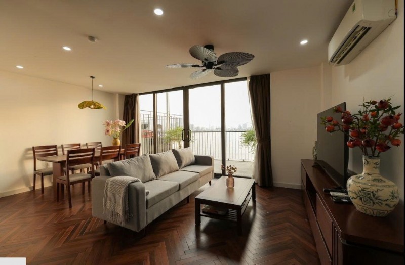 Cho Thuê 2PN & 3PN VIP thoáng & View Hồ Tây đường Vũ Miên, Tây Hồ