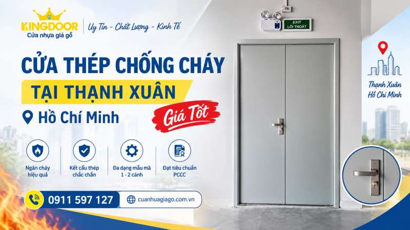 Cửa Thép Chống Cháy Tại Thạnh Xuân, Hồ Chí Minh | Giá Tốt
