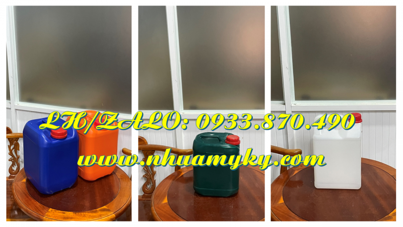 Can nhựa 1 lít đựng si rô, can nhựa 2 lít đựng chất làm sạch bề mặt nội thất 