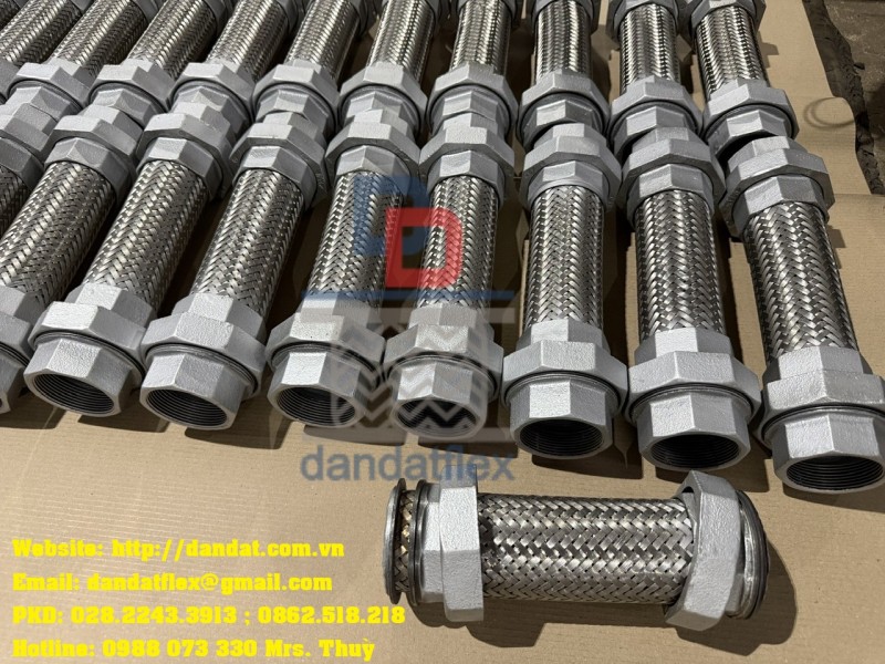 Khớp Nối Mềm Inox Nối Rắc Co | Chống Rung, Khớp Nối Mềm Inox Công Nghiệp