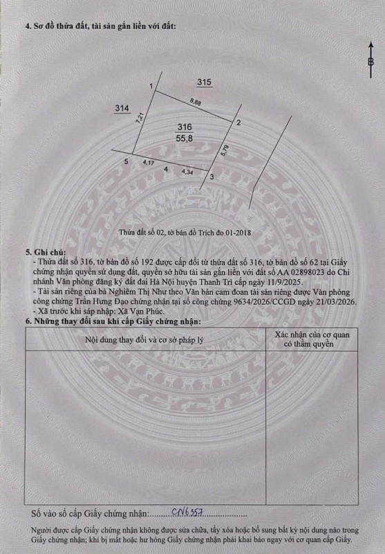 ĐẤT ĐẸP-  GIÁ TỐT CHÍNH CHỦ BÁN  ĐẤT TẶNG KÈM NHÀ 2 TẦNG tại THÔN 3 Vạn Phúc, xã Nam Phù, Hà Nội