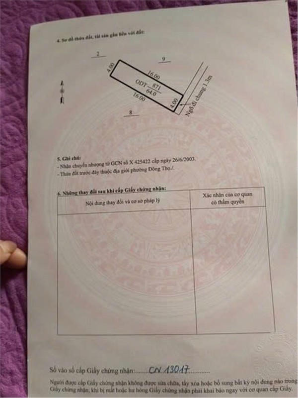 HOT HOT – CHÍNH CHỦ CẦN BÁN LÔ ĐẤT Số 03/108 Đông Tác (Phố Kết), P.Đông Thọ, TP.Thanh Hóa, Thanh Hóa