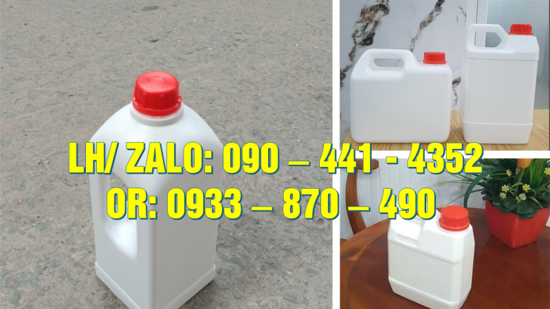 Bình nhựa 5 lít đựng hóa chất tại Cần Thơ, Bình Phước, Bình Chánh, Đắk Lắk… 