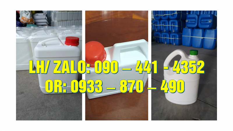 Bình nhựa 5 lít đựng hóa chất tại Cần Thơ, Bình Phước, Bình Chánh, Đắk Lắk… 
