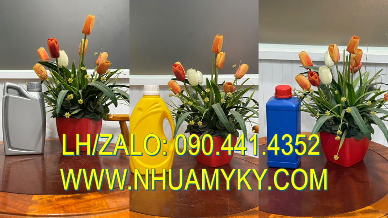 Bán can nhựa 5 lít vuông đựng hóa chất, can nhựa 5 lít tròn đựng hóa chất siêu dày tại TPHCM 