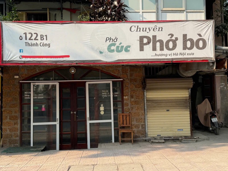 CHÍNH CHỦ CHO THUÊ MẶT BẰNG KINH DOANH  TẦNG 1 LÔ GÓC MẶT HỒ THÀNH CÔNG, HÀ NỘI