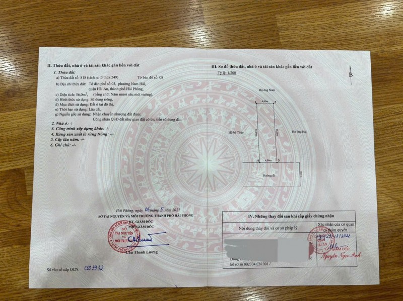BÁN LÔ ĐẤT  MẶT NGÕ 138 NAM HẢI, ĐÔNG HẢI, HẢI PHÒNG