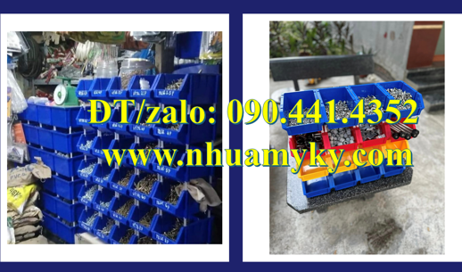 Hộp nhựa đựng dụng cụ đa năng, khay nhựa A9 đựng linh kiện nặng, máy khoan cầm tay