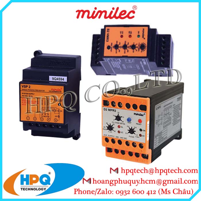 Rơ le giám sát Minilec chính hãng - 0932 600412