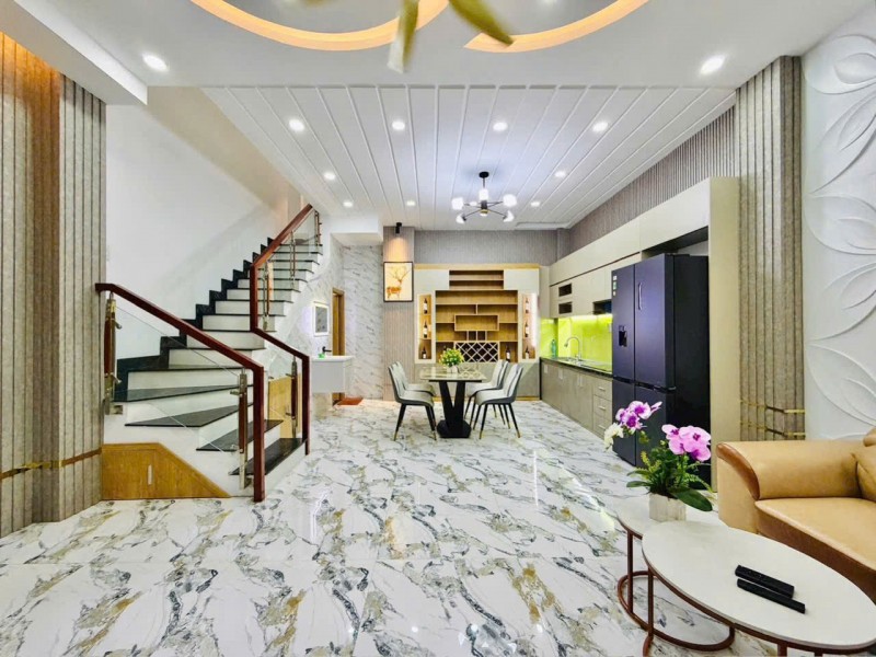 (HIẾM)Bán nhà mặt tiền 1T2L, đương Huỳnh Tấn Phát, 60m2, hẻm xe hơi né nhau, giá nhỉnh 4 tỷ