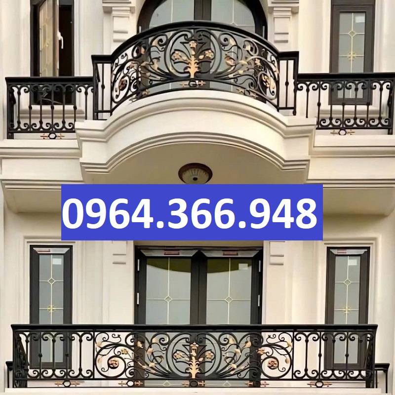 Lắp đặt lan can sắt mỹ thuật theo kích thước công trình