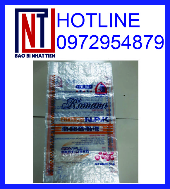 Sản xuất bao PP dệt in logo thương hiệu sắc nét