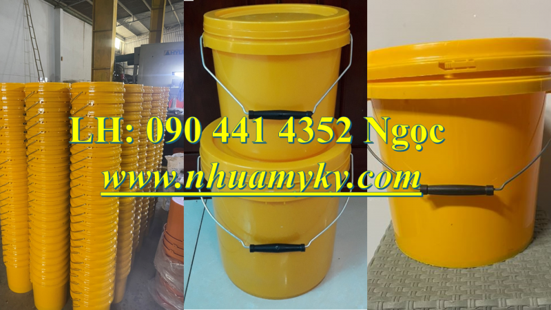Cung cấp vỏ thùng sơn tròn 6 lít, vỏ thùng sơn 5 lít quai nhựa+ quai sắt, vỏ thùng sơn 1 lít tại Gò 