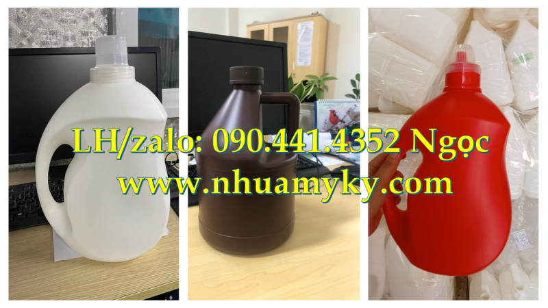 Can 5 lít màu đen, can đựng hóa chất nguy hiểm 2 lít, can 1 lít đựng hóa chất thí nghiệm 