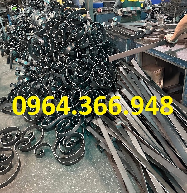 Sắt la uốn mỹ thuật tạo điểm nhấn cho các công trình sắt trang trí