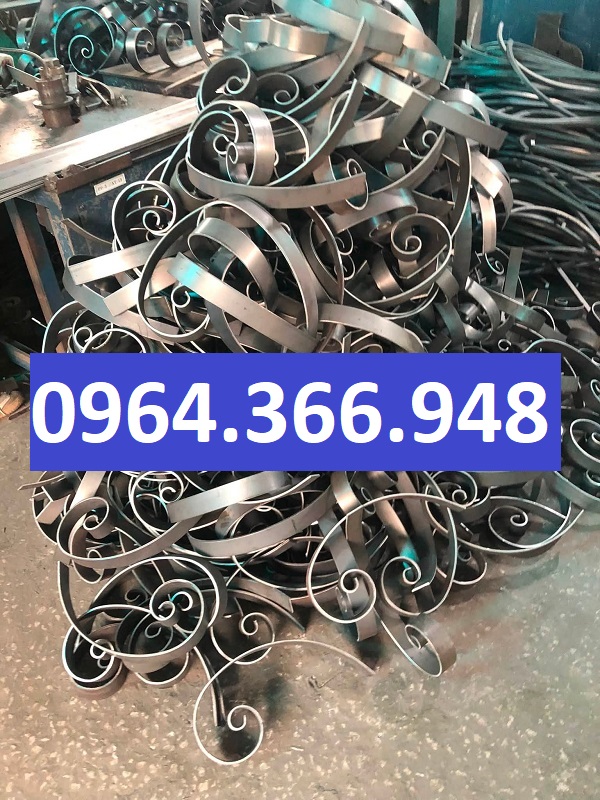 Sắt la uốn mỹ thuật tạo điểm nhấn cho các công trình sắt trang trí