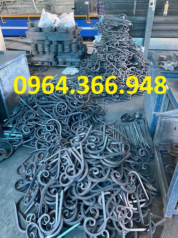 Gia công sắt đặc uốn theo kích thước thực tế