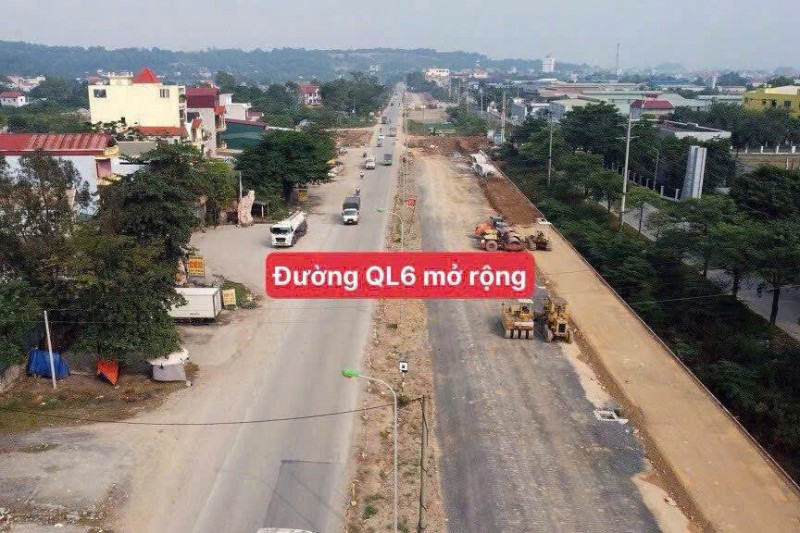 Chỉ hơn tỷ có ngay lô đất 51,5m2 ngay đường trục nhựa tuyến 2 quốc lộ 6