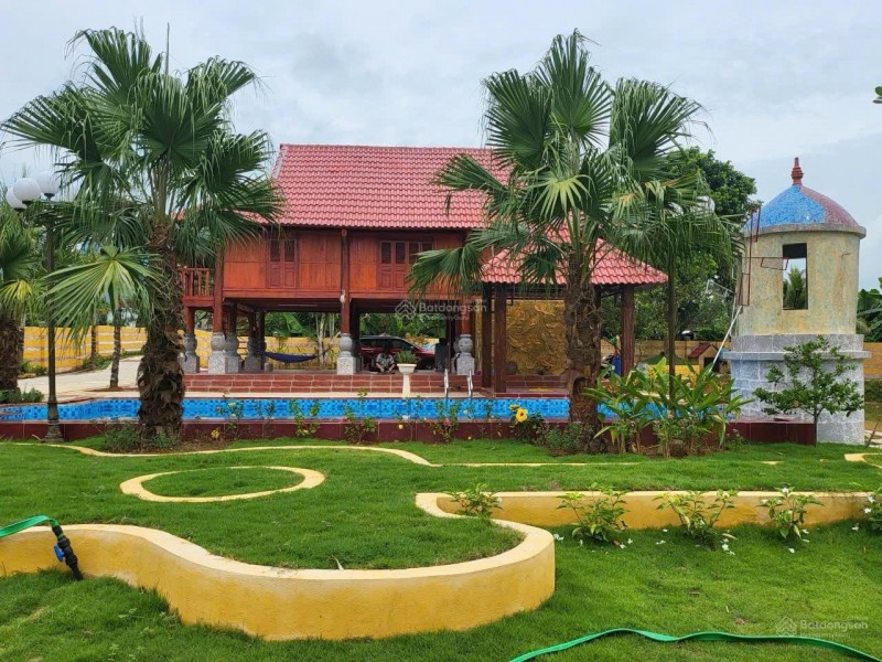 Cần Bán 4800m2 đất nghỉ dưỡng hòa bình phú thọ tặng nhà sàn gía chỉ 4,5 tỷ